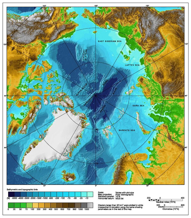Arctic Mid-Ocean Ridge Graphic