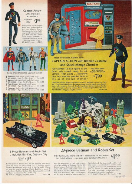 Sears Christmas Catalogue 1967 Captain Action