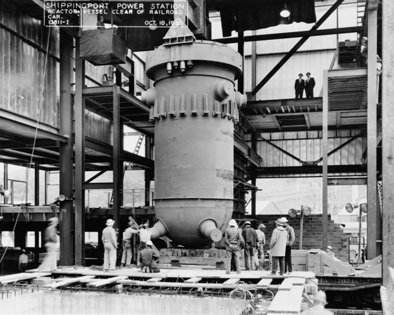 The first commercial electricity-generating plant powered by nuclear energy was located in Shippingport, Pennsylvania