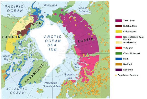 The Arctic Population Map